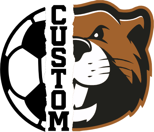 (145-1M-73) Beaver Split Mascot Soccer