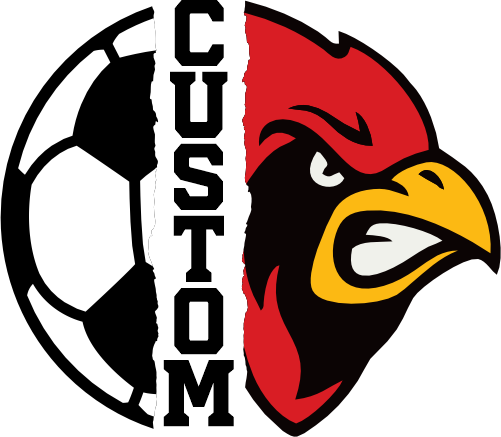 (145-1M-75) Cardinal Split Mascot Soccer