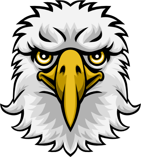 (s145-01-1C) Eagle Mascot