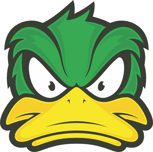 (s145-01-3D) Duck Mascot