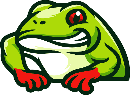(s145-1-4C) Frog Mascot