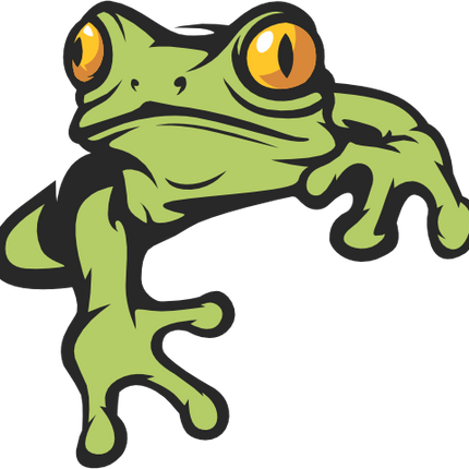 (145-1A-12) Frog Mascot