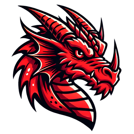 (145-1A-63) Red Dragon Mascot