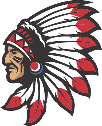 (145-1A-79-1) Native American Indian Brave Chief Mascot