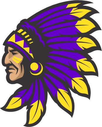 (145-1A-79-2) Native American Indian Brave Chief Mascot