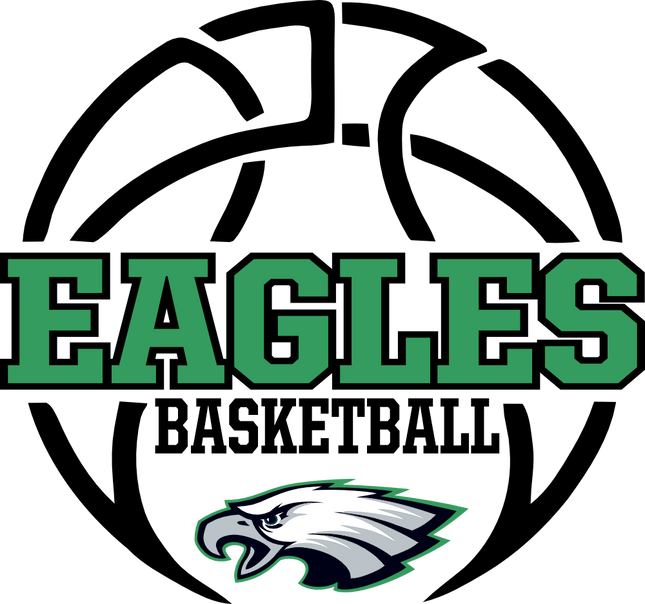 (s145-03-A) Eagles Team Mascot Basketball