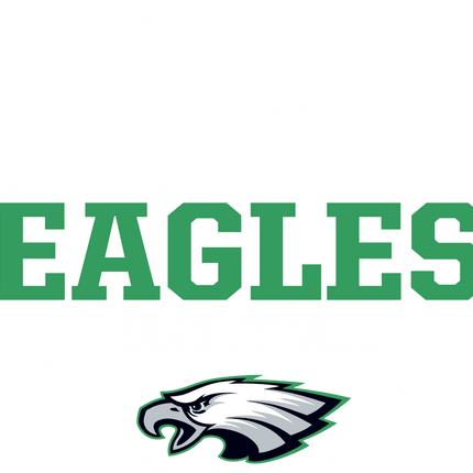 (s145-03-A) Eagles Team Mascot Basketball