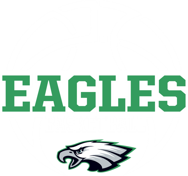 (s145-03-A) Eagles Team Mascot Basketball
