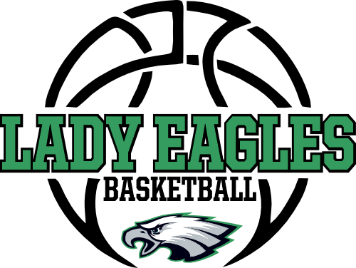 (s145-3B) Lady Eagles Team Mascot Basketball