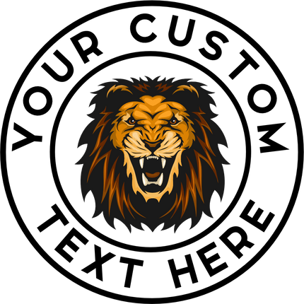 (145-1D-30) Lion Custom Text