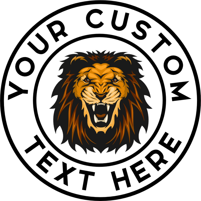 (145-1D-30) Lion Custom Text