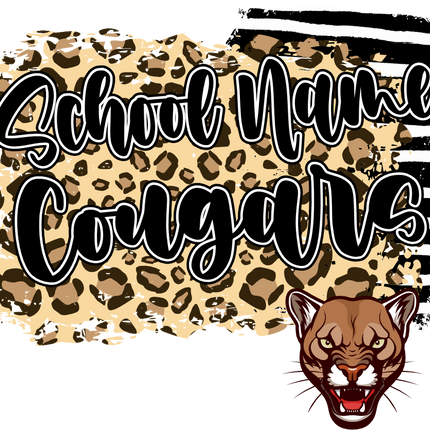 (145-1G-29) School Name Cougars