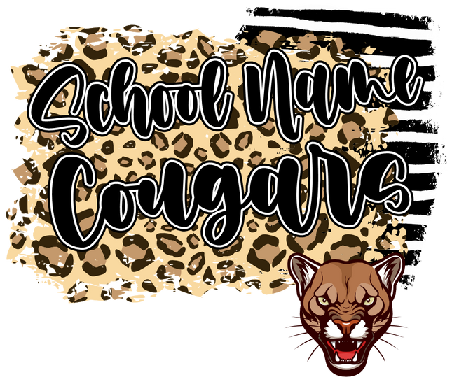 (145-1G-29) School Name Cougars