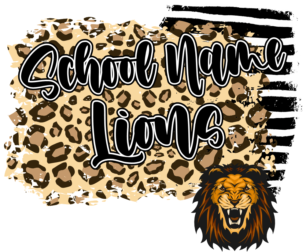 (s145-08) School Name Lions