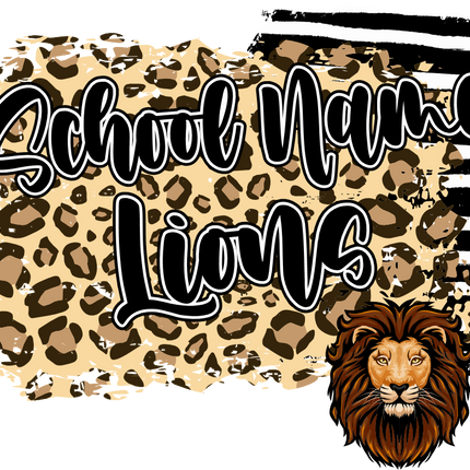 (145-1G-31) School Name Lions