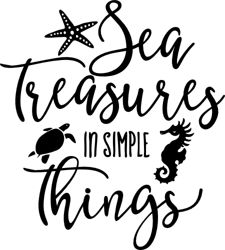 (146-02-C) Sea Treasures in Simple Things