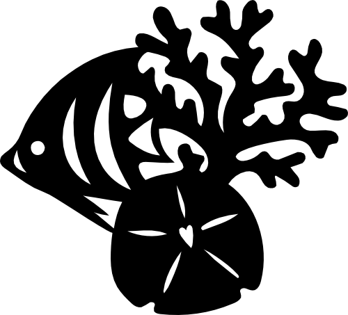 (146-01-B) Coral Fish