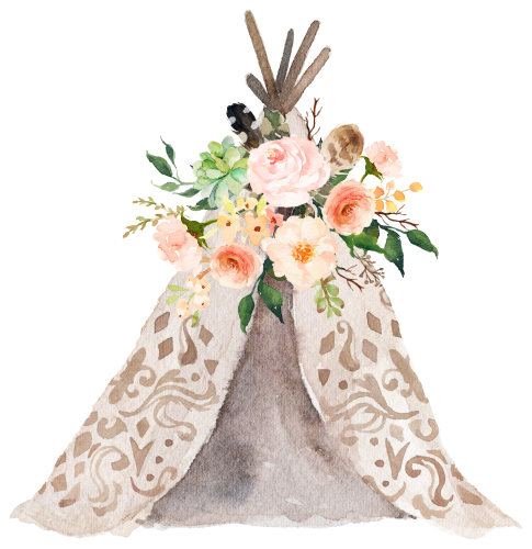 (s149-A) Boho Teepee