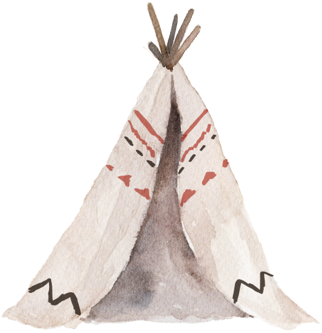 (s149-F) Boho Teepee