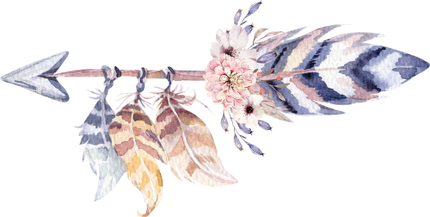 (s149-N) Watercolor Arrows Set or Single