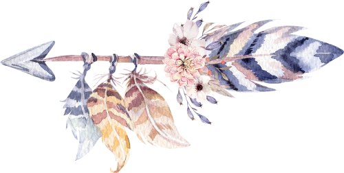 (s149-N) Watercolor Arrows Set or Single