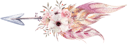 (s149-O) Watercolor Arrows Set or Single