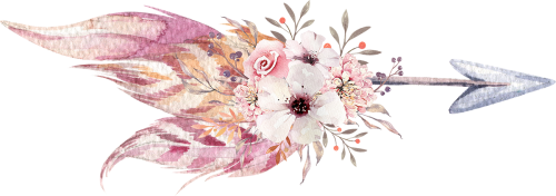 (s149-O) Watercolor Arrows Set or Single