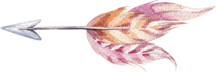 (s149-P) Watercolor Arrows Set or Single