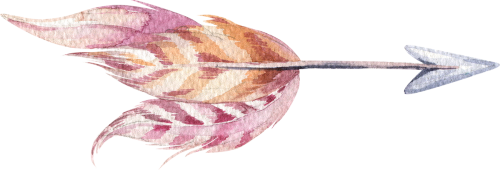 (s149-P) Watercolor Arrows Set or Single