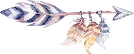 (s149-Q) Watercolor Arrows Set or Single