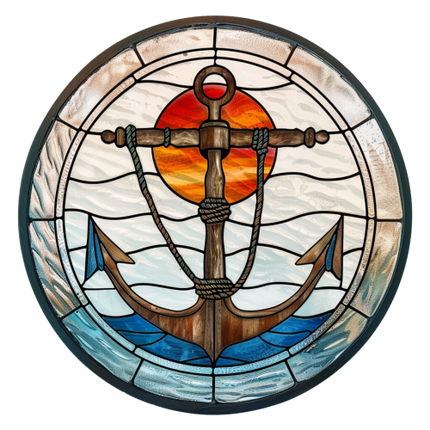 (150-29) Stained Glass Anchor