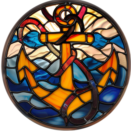 (150-29) Stained Glass Anchor