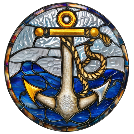 (150-29) Stained Glass Anchor