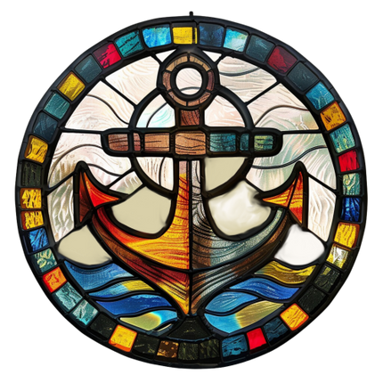 (150-29) Stained Glass Anchor