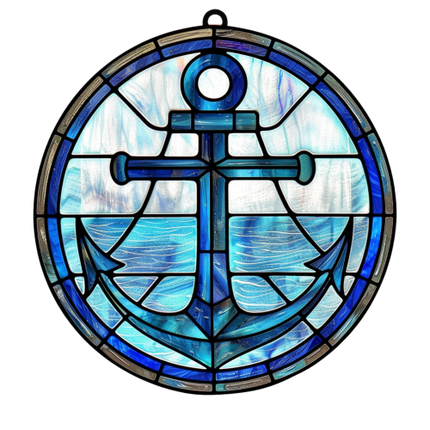(150-29) Stained Glass Anchor