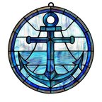 (150-29) Stained Glass Anchor