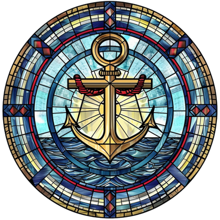 (150-29) Stained Glass Anchor