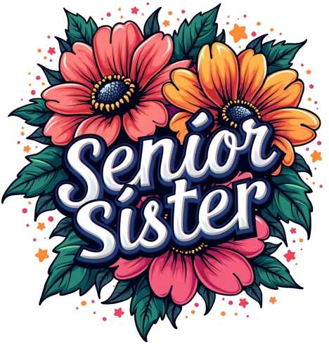 (s151-4-A2) Senior Sister Floral Flowers Graduation Graduate