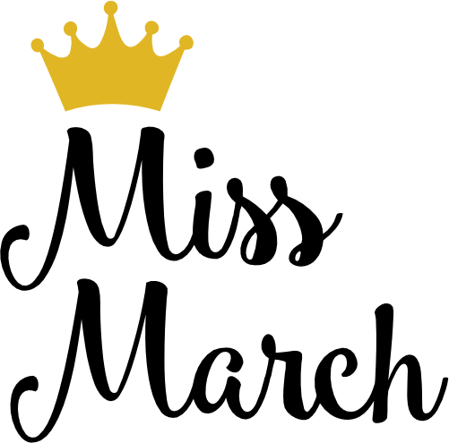(s020-5-1) Miss Month Tiara Crown All Months Available