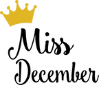 (s020-5-1) Miss Month Tiara Crown All Months Available