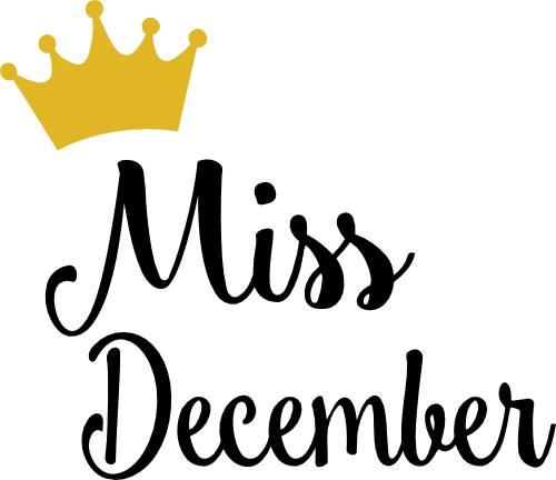 (s020-5-1) Miss Month Tiara Crown All Months Available