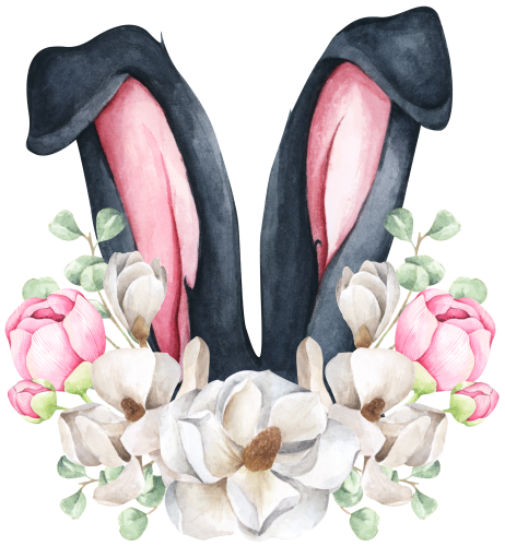 (s154-5-E) Bunny Ears Flowers