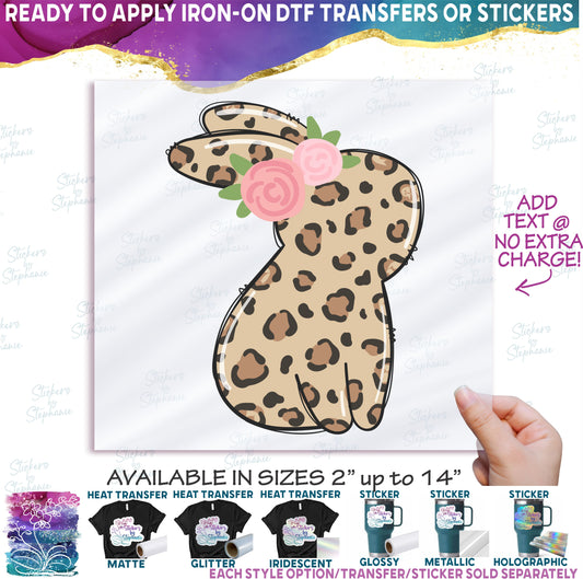 (s154-1M2) Bunny Leopard Print