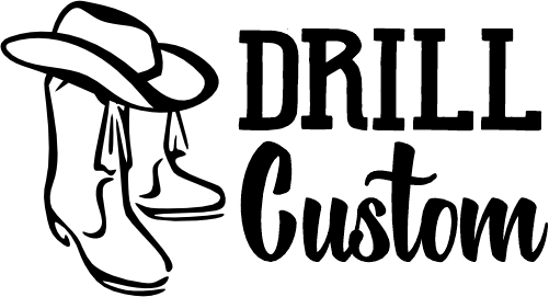 (158-03-A) Drill Team Custom Iron-On Transfer