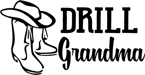 (158-03-A) Drill Grandma Iron-On Transfer