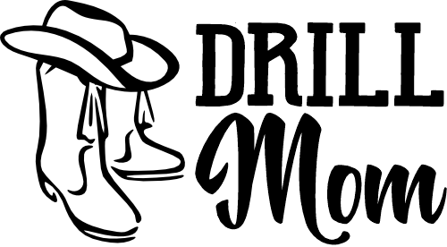 (158-03-A) Drill Mom Iron-On Transfer