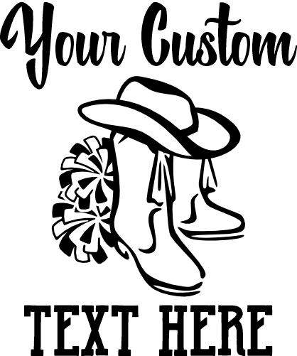 (158-03-B) Drill Team Name Custom Iron-On Transfer