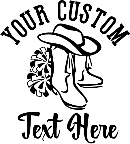 (158-03-C) Drill Team Name Custom Iron-On Transfer