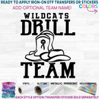 (s158-2A) Drill Team Optional Team Name