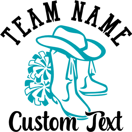 (158-03-C) Drill Team Name Custom Text